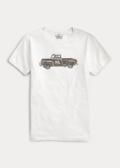 Ralph Lauren Truck-Graphic T Shirt Herre Danmark (FDYKR7938)